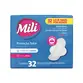 Absorvente Mili Suave Proteção Total c/ Abas com 32 Unidades