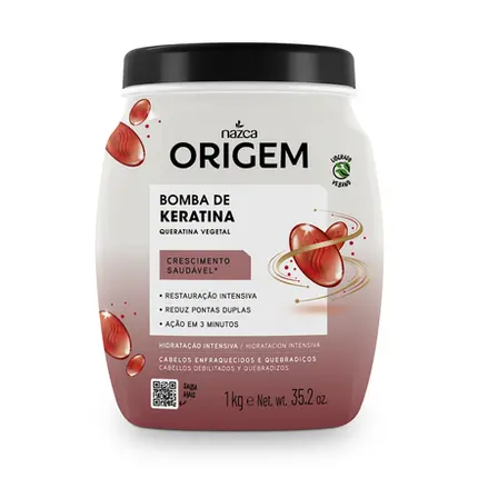Creme De Hidratação Origem Bomba de Queratina 1kg