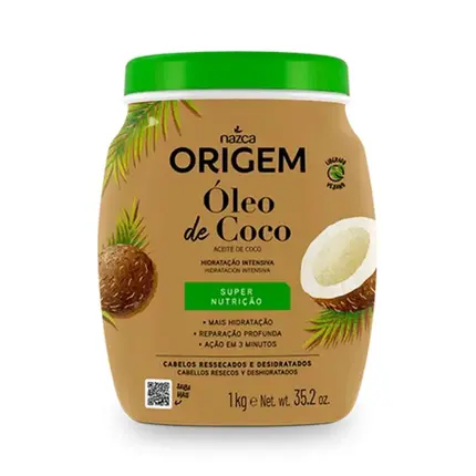 Creme De Tratamento Origem Óleo De Coco 1kg