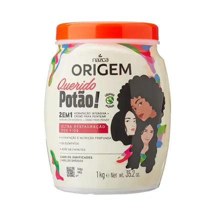 Creme De Tratamento Origem 2 Em 1 Querido Potão 1kg
