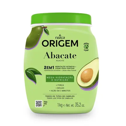 Creme De Tratamento Origem Abacate 1kg