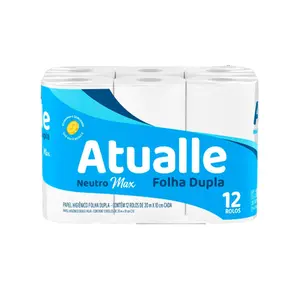 Papel Higiênico Atualle Folha Dupla 20mts com 12 Rolos