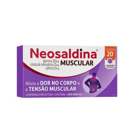 Neosaldina Muscular Max 300mg 20 Comprimidos