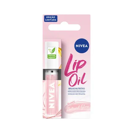 Lip Oil Nivea Brilho Nutritivo Natural Glow 5,5ml