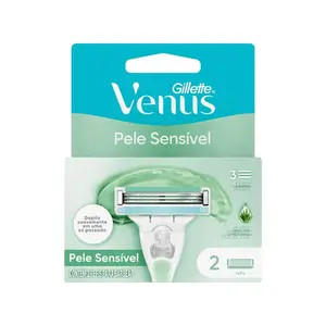 Carga Para Aparelho De Depilar Venus Pele Sensível com 2 Unidades