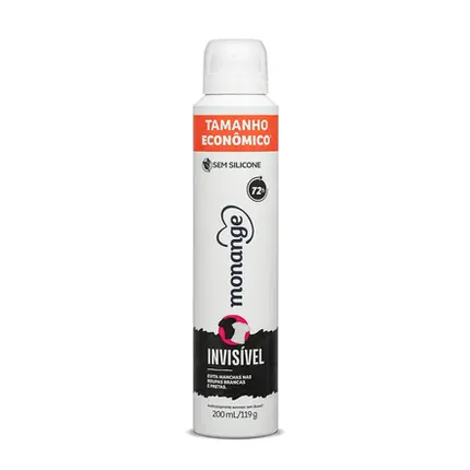 Desodorante Monange Invisível Feminino Aerosol 200ml