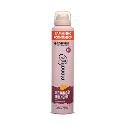 Desodorante Monange Hidratação Intensiva Feminino Aerosol 200ml