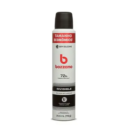 Desodorante Bozzano Invisible Men Aerosol 200ml