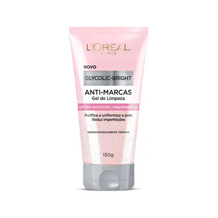 Gel de Limpeza Facial L'Oréal Glycolic-Bright 150g