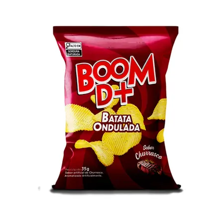 Batata Ondulada Boom D+ Churrasco 35g