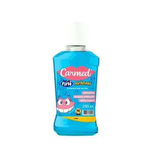 Enxaguante Bucal Carmed Fini Dentaduras 250ml