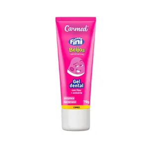 Gel Dental Carmed Fini Beijos com Flúor 70g