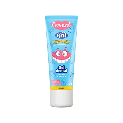 Gel Dental Carmed Fini Dentadura com Flúor 70g