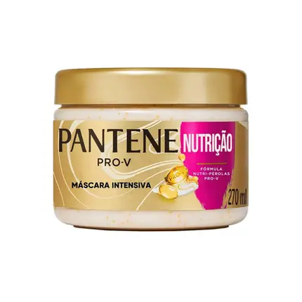 Máscara Intensiva Pantene Nutrição com 270ml