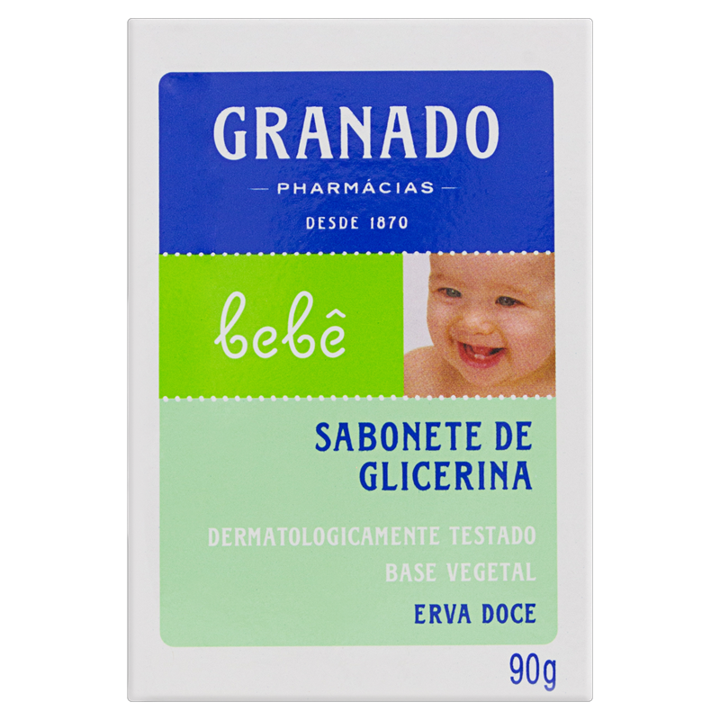 Sabonete Granado Bebê Glicerinado Erva Doce 90g Farmácias Unipreço