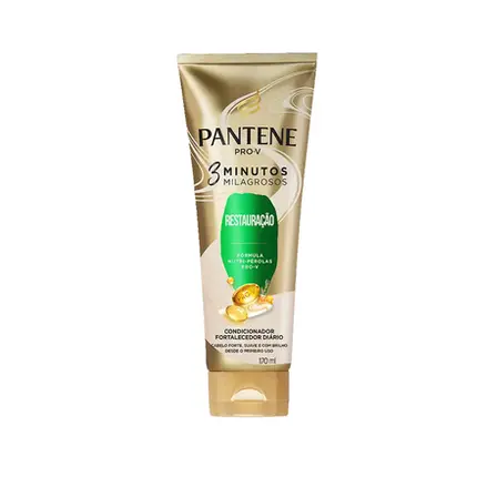 Condicionador Pantene 3 Minutos Milagrosos Restauração Com 170ml