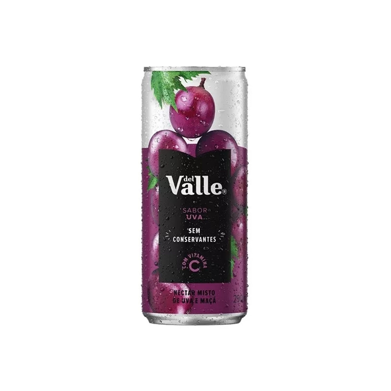 Suco Del Valle Nectar Uva Lata 290ml