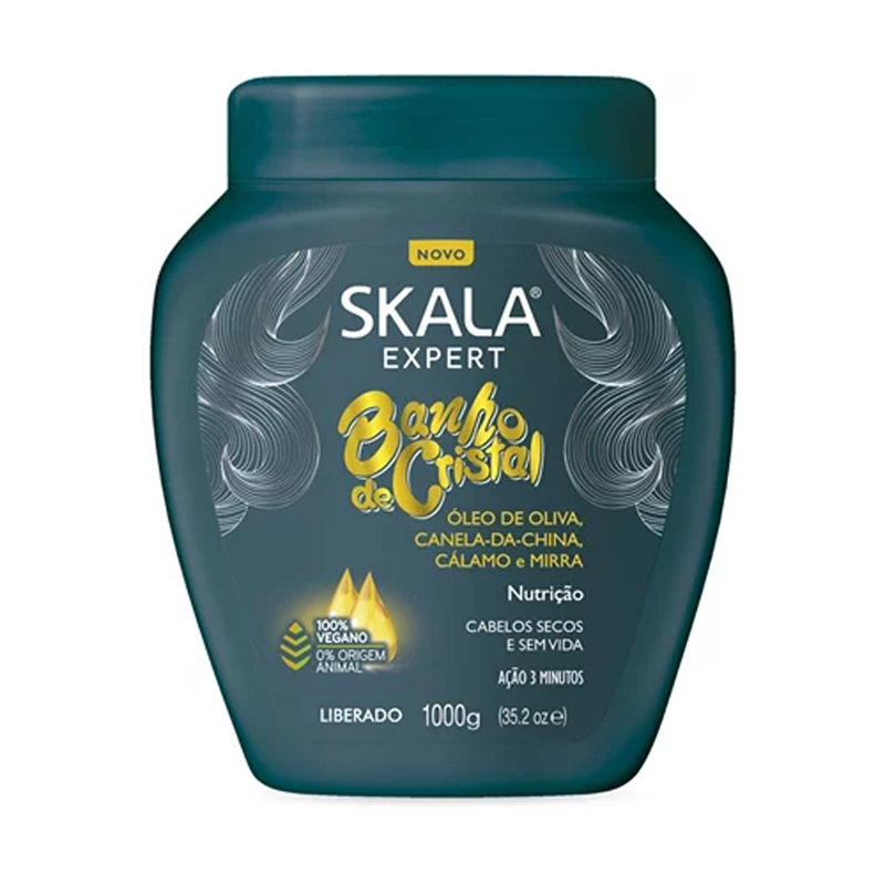 Creme De Tratamento Skala Banho De Cristal Kg Farm Cias Unipre O