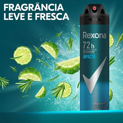 Desodorante Rexona Impacto Masculino Aerosol 150ml - Farmácias Unipreço