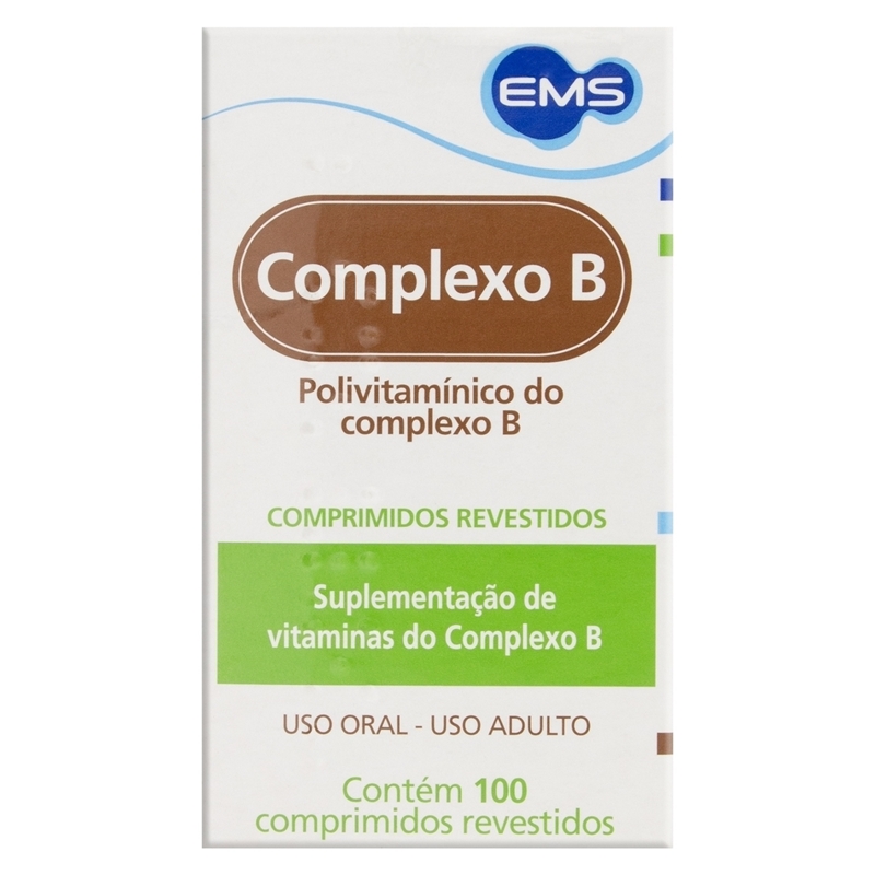 COMPLEXO B 100DRG EMS - COMPLEXO B 100DRG EMS - EMS