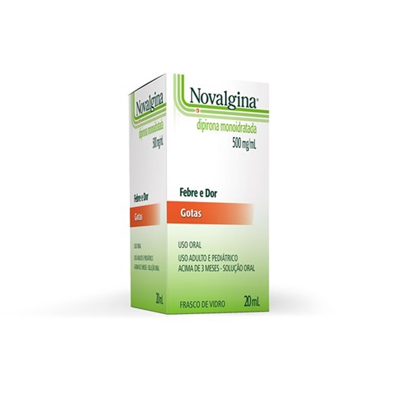 Novalgina 500mg/ml Gotas Com 20ml - Farmácias Unipreço