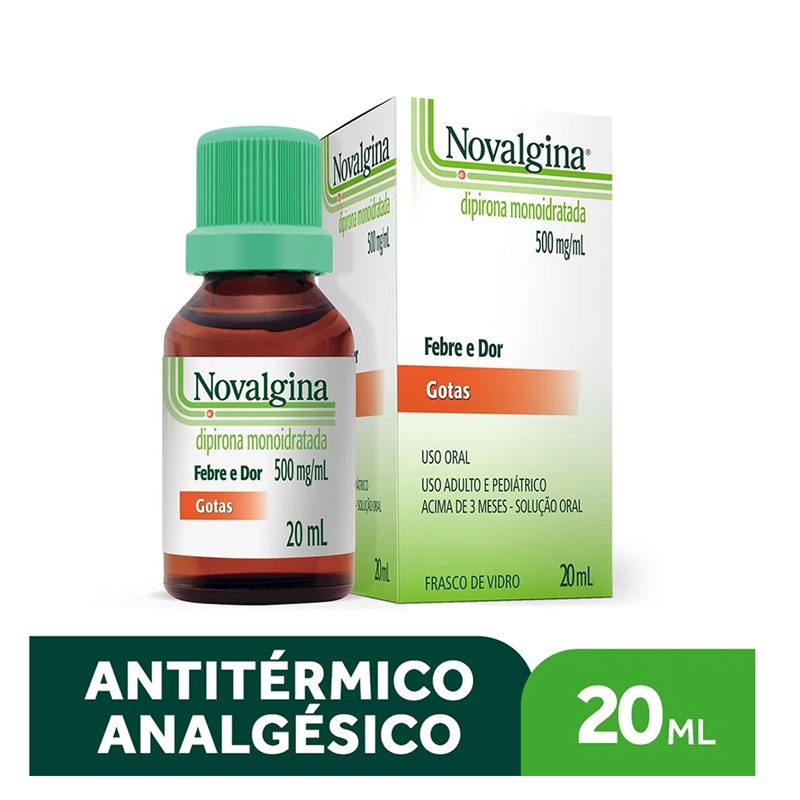 Novalgina 500mg/ml Gotas Com 20ml - Farmácias Unipreço