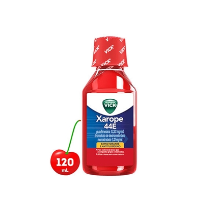 VICK 44E XAROPE 240ML (ADULTO E PEDIÁTRICO ACIMA DE 6 ANOS) - Ultrafarma