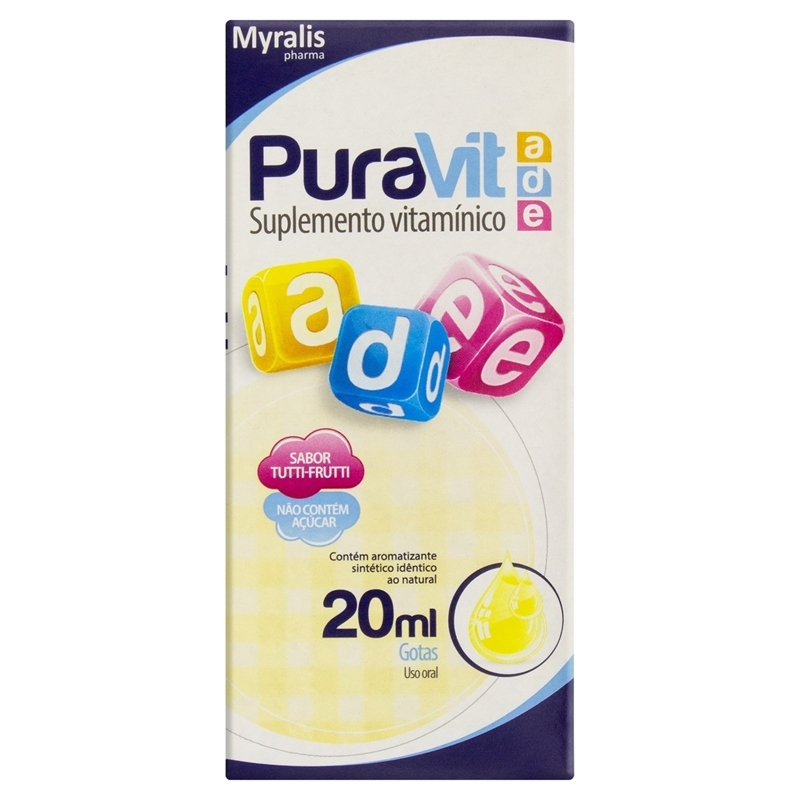 PURAVIT A/D/E 20ML - PURAVIT A/D/E 20ML - MYRALIS PHARMA