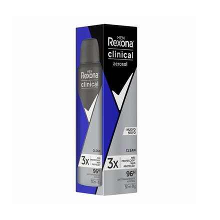 DESODORANTE AEROSSOL REXONA CLINICAL MEN 150ml - Farmácias CallFarma